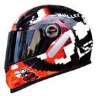 Capacete Masculino Ls2 FF358 Bullet Vermelho Moto Esportivo