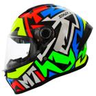 Capacete Masculino MT Stinger 2 Meld E3 Azul Esportivo Moto