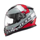 Capacete Masculino Texx Wing Superstar Cinza Moto Oculos