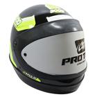 Capacete Mixs New Automatic 3000 Sport Moto Sm N.58 Amarelo - Pro Tork