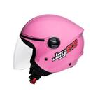 Capacete moto aberto joy23 rosa taurus tamanho 58