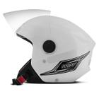 Capacete Moto Aberto Mixs Way Com Viseira Cristal Feminino Masculino