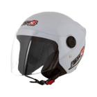 Capacete Moto Aberto New Liberty 3 Branco Viseira Cristal Inmetro Tamanho 58 - Pro Tork