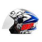 Capacete Moto Aberto Pro Tork New Liberty 3 Three Gp 88 Brilhante