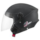 Capacete Moto Aberto Pro Tork New Liberty Three 3 Elite Masculino Feminino Com Viseira Cristal