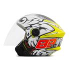 Capacete Moto Aberto Pro Tork New Liberty Three GP 88 Fosco Segurança Conforto Masculino Feminino Adulto