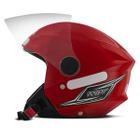 Capacete Moto Aberto Urbano Feminino Masculino Mixs Way Viseira Cristal Confortável Seguro