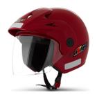 Capacete Moto Aberto Urbano Passeio Atomic Pro Tork Masculino Feminino Viseira Cristal