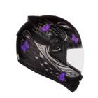 Capacete Moto Ebf Spark Borboleta Fechado com Entradas de ar - A.R Variedades MT