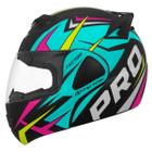 Capacete Moto Escamoteável Articulado Robocop Pro Tork V-pro Jet Factor Fosco Masculino Feminino