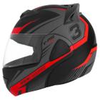 Capacete Moto Escamoteável Robocop Articulado Pro Tork V-Pro Jet 3