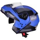 Capacete Moto Escamoteável Robocop Peels Urban Sync 2 Azul Fosco
