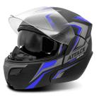 Capacete Moto Escamoteável Robocop Pro Tork New Attack Viseira Interna Segurança Conforto Proteção Resistência Masculino Feminino