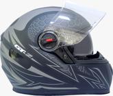 Capacete moto fechado fw3 gtx 2 fosco com oculos interno 56