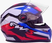 Capacete moto fechado fw3 gtx super oculos interno bavete 58