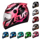 Capacete Moto Fechado G8 EVO 56 58 60 62 Diversos Modelos com Viseira Cristal Inmetro Pro Tork