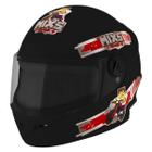 Capacete Moto Fechado Infantil Criança Mixs Start Blocks Kids Seguro Tamanho 54