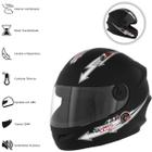 Capacete Moto Fechado Infantil Criança Pro Tork Liberty 4 Four Kids