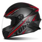 Capacete Moto Fechado Integral R8 Urbano Viagem Seguro Confortável Masculino Feminino 56 58 60 Pro Tork