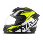 Capacete Moto Fechado Mixs MX2 Storm Brilhante Segurança Conforto Proteção Masculino Feminino