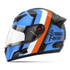 Capacete Moto Fechado Mixs Mx5 Etceter Stronger Faster Brilhante