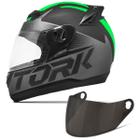 Capacete Moto Fechado Pro Tork Evolution G7 Preto Fosco + Viseira Fumê