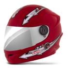 Capacete Moto Fechado Pro Tork Liberty Four Kids Infantil Vis. Cromada Tam. 54