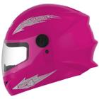 Capacete Moto Fechado ProTork New Liberty 4 Feminino Masculino Integral Viseira Cristal Transparente