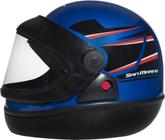 Capacete Moto Fechado San Marino Tittanium Azul tam 58-Taurus