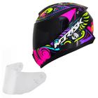 Capacete Moto Feminino Norisk Razor Circus Viseira Fume