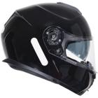 Capacete Moto Givi X21 Monocolor Preto Brilhante Articulado - GIVE