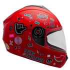 Capacete Moto Infantil Criança Fly Young Live