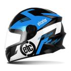 Capacete Moto Infantil Fechado Integral Passeio Seguro Etceter Kids Crianças Masculino Feminino 54