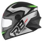 Capacete Moto Integral R8 Pro Fosco Fechado Feminino Masculino Pro Tork Com Nota Fiscal