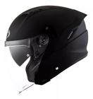 Capacete Moto Kyt Aberto NF-J Plain Matt Black Preto