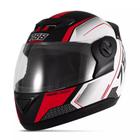 Capacete moto liberty evolution g6 pro series vermelho pro tork