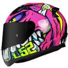 Capacete Moto Ls2 FF353 Rapid Badass Rosa