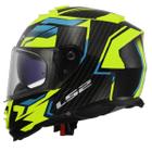 Capacete Moto Ls2 ff800 Storm Tracker Amarelo Bicomposto