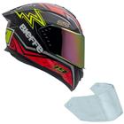 Capacete Moto Masculino Bieffe B12 Qtr Vermelho + Viseira