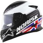 Capacete Moto Norisk Ff302 Grand Prix REINO UNIDO UNITED KINGDOM