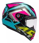 Capacete Moto Peels Icon 23 Track Verde Agua Fosco Tam 56