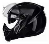 Capacete Moto Peels Mirage Classic Preto Brilhante Open Face