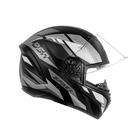 Capacete Moto Peels Spike 2 BSN Preto e Grafite Fosco Motociclista