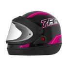 Capacete Moto Pro Tork Automático Sm New Sport Preto/Rosa 56