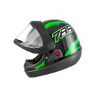 Capacete Moto Pro Tork Automático Sm Preto E Verde 788 56