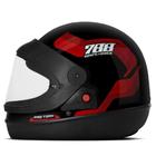 Capacete Moto Pro Tork Automático Sm Preto E Vermelho 788 56