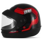 Capacete Moto Pro Tork Automático Sm Preto E Vermelho 788 60