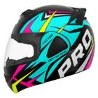 Capacete moto robocop Escamoteável articulado lançamento Pro Tork V-pro Jet Factor