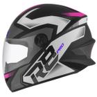 Capacete Motociclista Fechado Integral Feminino Masculino Pro Tork R8 Pro Fosco Uso Urbano Estrada