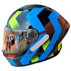 Capacete MT Stinger 2 Asphalt E7 Preto/Azul Brilho